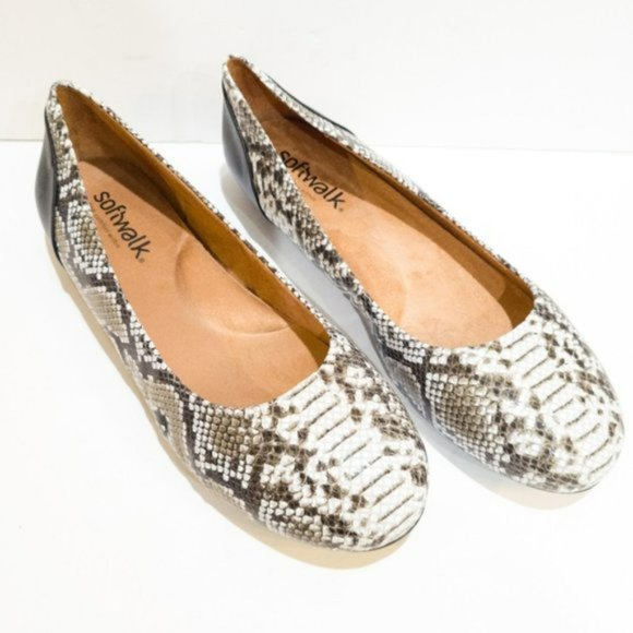 Softwalk Sonoma Flat Snake Grey - Picture 10 of 11